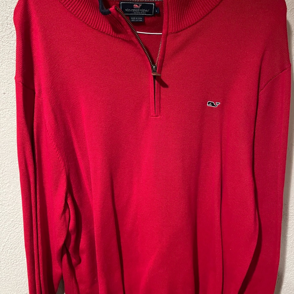 Vineyard Vines half zip sweater